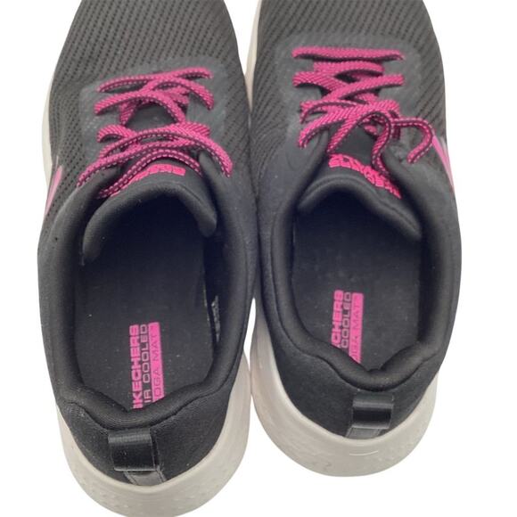 Skechers Women's Go Walk Flex Alani Black Lace-Up Sneakers Size 9 - Picture 5 of 7